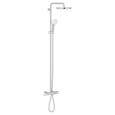 Grohe Tempesta System 250 Professional regendoucheset met 3 straalsoorten en thermostaatkraan incl. baduitloop Ø25cm chroom