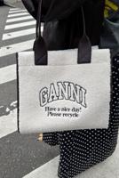 Ganni shopper B2110033 egret - thumbnail