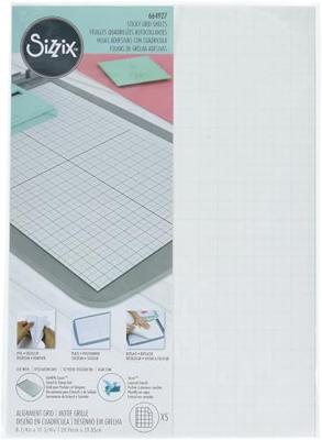 Sizzix • accessory sticky grid sheets 8 1/4"x11 5/8" 5stuks