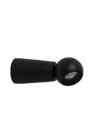 Lucide IPSOS - Wandlamp Badkamer - LED - 1x6W 2700K - IP54 - Zwart - thumbnail
