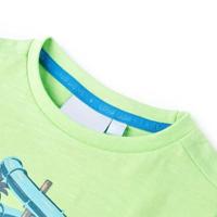 Kindershirt 92 neongroen - thumbnail