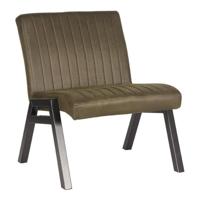 LABEL51 Fauteuil Matz - Army green - Microfiber - thumbnail