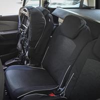 Confezione da 5 coprisedili universali per auto - XLCOVER - Minivan - Compatibile con airbag - Copre sedili, schienali e poggiatesta - thumbnail