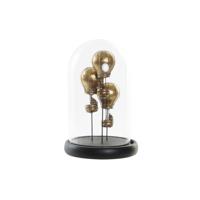 Decoratieve figuren DKD Home Decor Zwart Gouden 14 x 14 x 22 cm - thumbnail