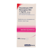 Healthypharm Noscapine hoestdrank 150 Milliliter - thumbnail