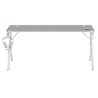 Bureau Mars Gaming MGDXLRGBW LED RGB Wit Staal 160 x 60 cm - thumbnail