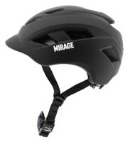 Mirage urban helm e-bike led 55-58cm mat zwart - thumbnail