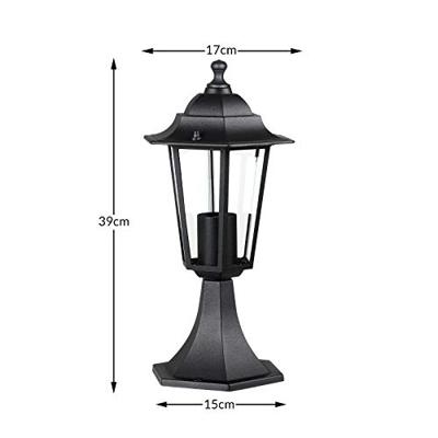 Sokkel lantaarn Hazel Aluminium , Set van 6 stuks