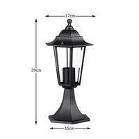 Sokkel lantaarn Hazel Aluminium , Set van 6 stuks - thumbnail