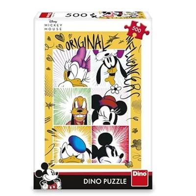 DinoToys Dino puzzel - disney de bende van mickey mouse - 500 stukjes DinoToys Dino puzzel - disney de bende van mickey mouse - 500 stukjes