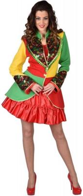 Jas Stars rood/geel/groen