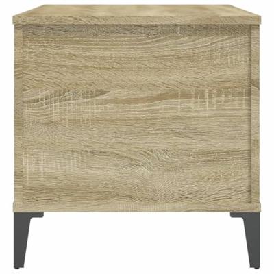 Salontafel 90x44,5x45 cm bewerkt hout sonoma eikenkleurig