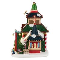 Elwood's Elf Lodge 20x26x31 cm Kerstdorp LEMAX - Lemax - thumbnail