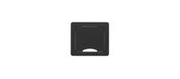 Kabelorganizer Kramer TBUS-1N Zwart Aluminium - thumbnail