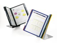 Durable bureaustandaard Vario met 10 tassen, ft A4, zwart - thumbnail