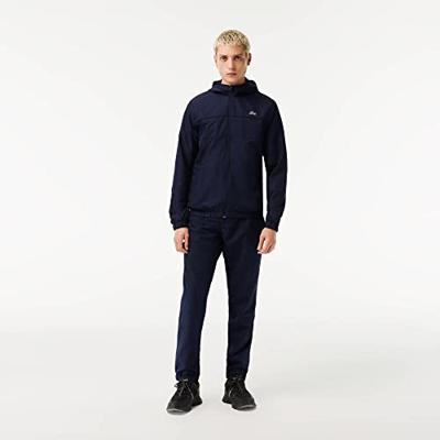 Lacoste Diamond Trainingspak Heren Donkerblauw - Maat XS - Kleur: Donkerblauw | Soccerfanshop Lacoste Diamond Trainingspak Heren Donkerblauw - Maat XS - Kleur: Donkerblauw | Soccerfanshop