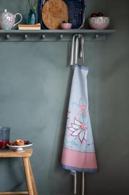 Pip Studio Flower Festival Keukenschort Blauw Pip Studio Flower Festival Keukenschort Blauw
