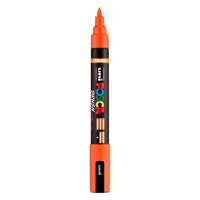 Uni Posca paintmarker PC-5BR, 1 - 4 mm, penseel punt, donkeroranje - thumbnail