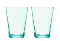 Iittala Kartio Waterglas 0,40 l Watergroen, per 2 - thumbnail