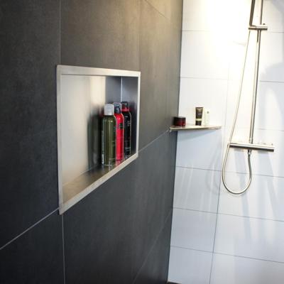 Inbouwnis Wiesbaden 30x60x10 cm RVS