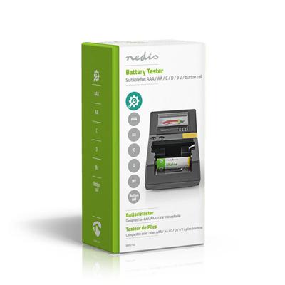 Batterijtester | AAA-, AA-, C-, D-, 9V- en Knoopcelbatterijen
