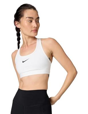 Nike PRO Dri-FIT Dames sport-bh (Wit, XS)