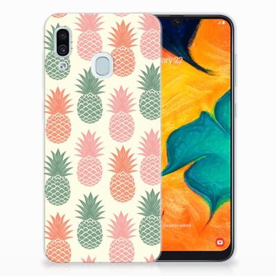 Samsung Galaxy A30 | Siliconen Case | Ananas
