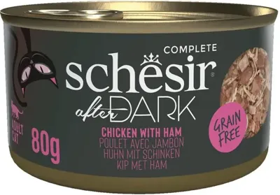 Schesir after dark kip en ham bouillon 80g