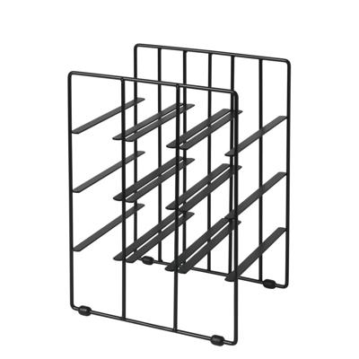 Blomus Pilare Wijnrek 9 flessen zwart