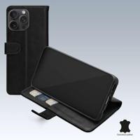 Mobilize Leather Wallet Apple iPhone 15 Pro Max Black - thumbnail