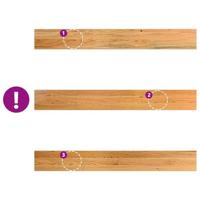 Vensterbanken 2 st 120x15x2 cm massief eikenhout lichtbruin - thumbnail