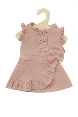 Heless Poppen wikkelrok roze met ruches, 28-35 cm