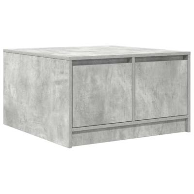 Salontafel met lades 70,5x70x40 cm betongrijs