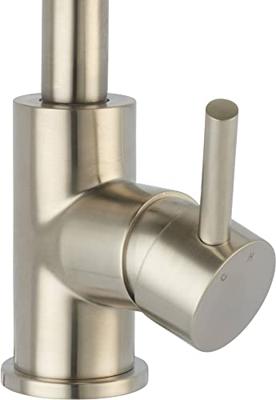 Saqu Shine wastafelkraan draaibaar geborsteld staal