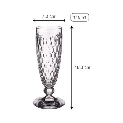 VILLEROY & BOCH - Boston coloured - Champagneflute Red 16cm 0,15l VILLEROY & BOCH - Boston coloured - Champagneflute Red 16cm 0,15l