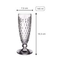 VILLEROY & BOCH - Boston coloured - Champagneflute Red 16cm 0,15l - thumbnail