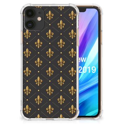 Apple iPhone 11 Doorzichtige Silicone Hoesje Franse Lelie