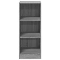 Kledingkast 48x41x102 cm bewerkt hout grijs sonoma eikenkleurig - thumbnail