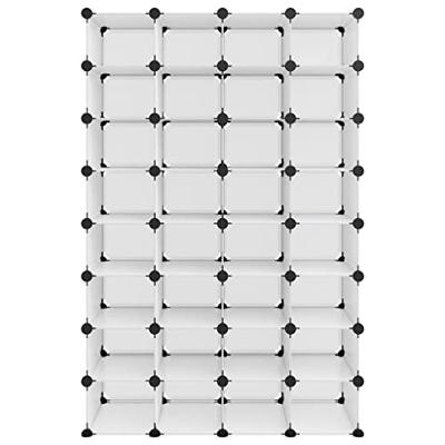 Schoenenrek 93x36,5x140 cm polypropeen transparant Schoenenrek 93x36,5x140 cm polypropeen transparant