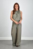 Margaux Lonnberg broek Ned kaki stripes - thumbnail