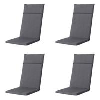 Stoelkussen hoge rug universeel 120 x 50 cm (4 stuks) Madison - Madison - thumbnail
