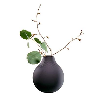 Villeroy & Boch Manufacture Collier Noir Vaas Perle S 11 cm Villeroy & Boch Manufacture Collier Noir Vaas Perle S 11 cm