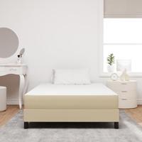 Bedmatras met matras Saliegroen 120 x 190 cm Stof - thumbnail