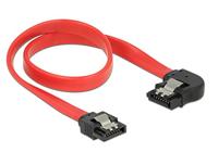 Delock 83963 SATA-kabel (0,3 m, SATA 7-pin, SATA 7-pin, mannelijke/mannelijke connector, zwart, rood, recht) - thumbnail