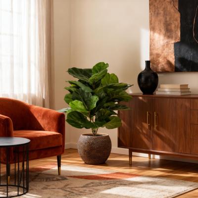 Lyrata Kunstplant N 90cm in pot