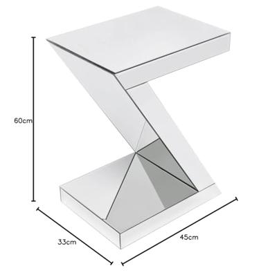 Kare Bijzettafel Luxury Z