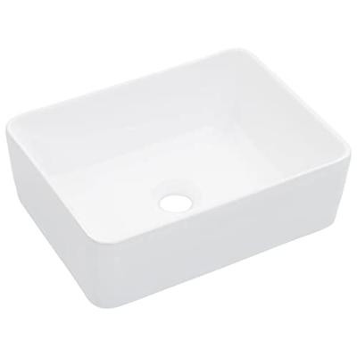 VidaXL Wastafel 40x30x13 cm keramiek wit VidaXL Wastafel 40x30x13 cm keramiek wit