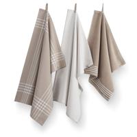 Walra Keuken- en Theedoekenset Superior Taupe - thumbnail