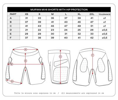 UFO PLAST protector broek "muryan mv6 protector pants ufo muryan mv6 black gr. xs