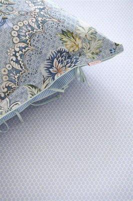 Pip Studio Pip Studio Thousand Leaves Hoeslakens- Blue 100x200 cm Hoekhoogte: 25 cm